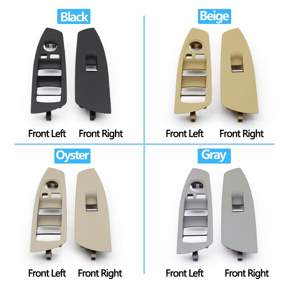 LHD, comutator de control al ferestrei ușii din față a mașinii, capac ornamental al panoului cadru exterior pentru BMW Seria 7 F01 F02 730 735 740 745 750 760