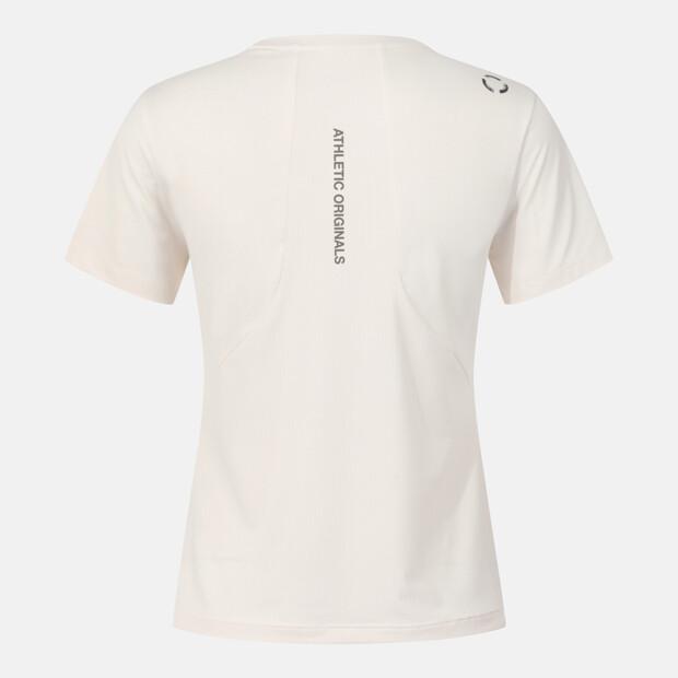 DESCENTE Women'S Running Short Sleeve T-Shirt Ivory Sr122Rts32