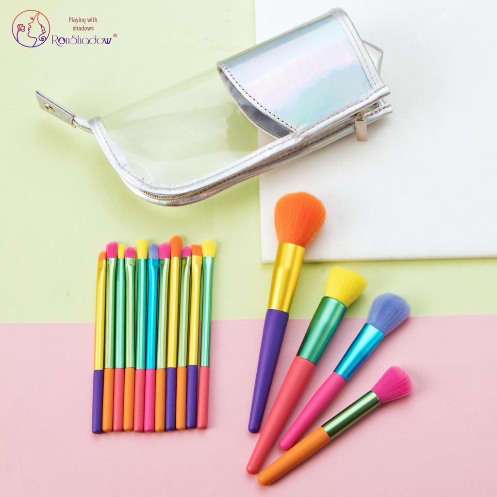 Nongying 15-Piece Makeup Brush Set: Powder, Foundation, Eyeshadow & Beauty Tools