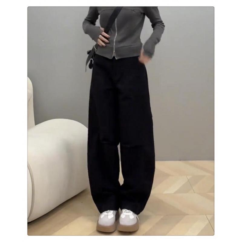 

Женский комбинезон с высокой талией, широкими штанинами и облегающим верхом - Коллекция Весна/Осень 2024, Большой размер 3XL