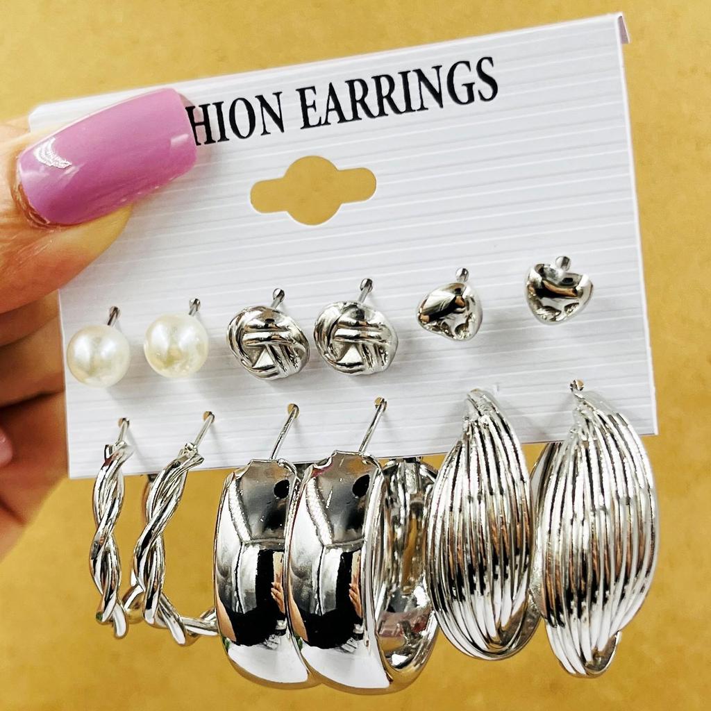 XP17 Perlenohrring-Set - Trendig und modisch