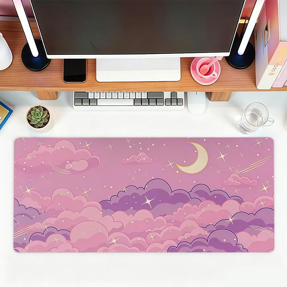 Skyscape Gaming Dreamy cute style Mouse Pad For Office Gaming And Keyboards NonSlip Large Waterproof