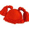 And Cute Warm Long Braided Knit Hat For Women In Beautiful Colors For Winter Comfort