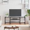 VidaXL TV Stand Sonoma Grey 121x35x45 Cm Engineered Wood and Iron 831806