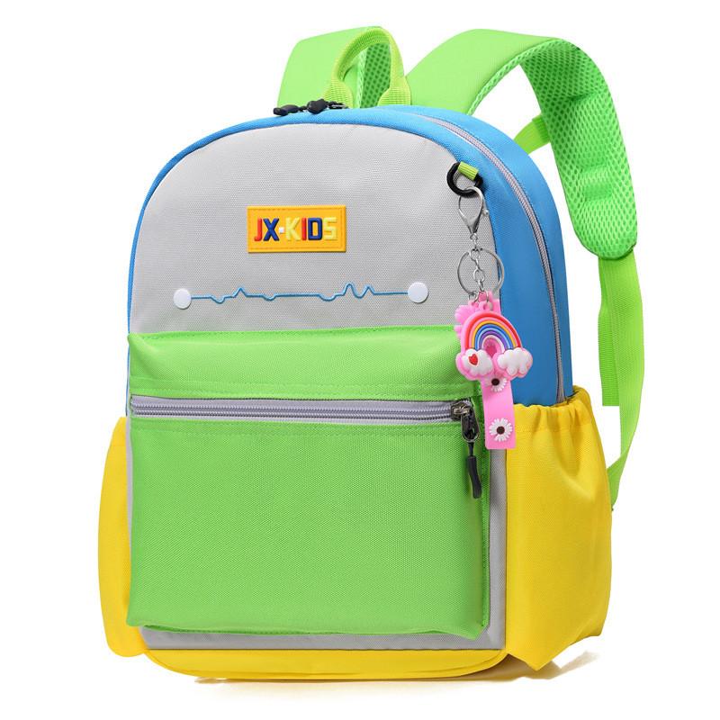 

Школьный рюкзак Jxkids с буквенным принтом, большой вместимости, для детей и подростков, из Оксфордской ткани, детская сумка для школы зелёный