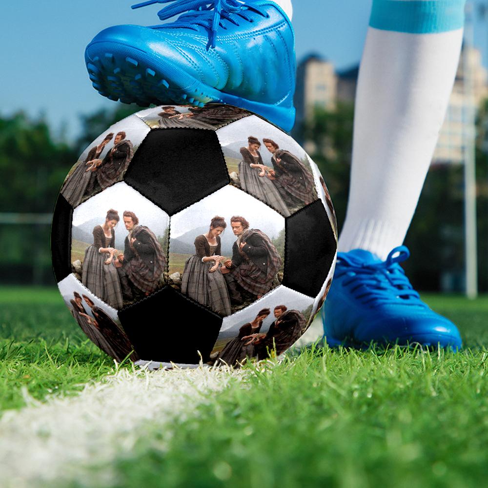 Vibrant Outlander Indoor Soccer Ball Colorful Machine Stitched PVC Size 5 Team Training Competition Ready Durable High-Bounce Cool Sports Gift