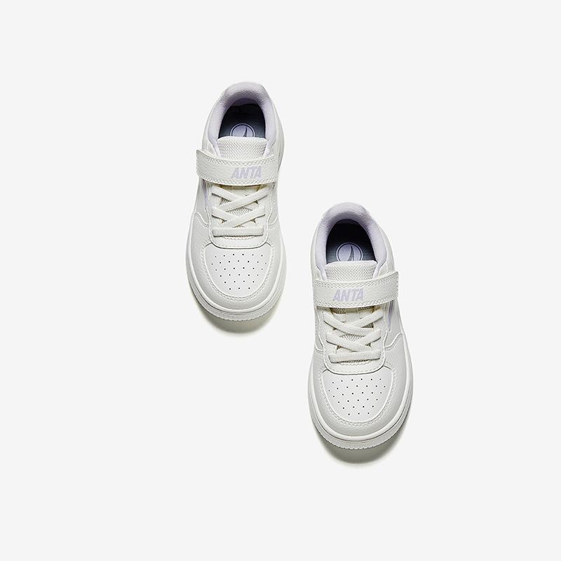 Anta Kids Synthetic Leather Trendy Fashion Comfortable Versatile Lightweight Shock Absorption Low-Top Kids Skate Shoes Kids Sneakers A22449988-2