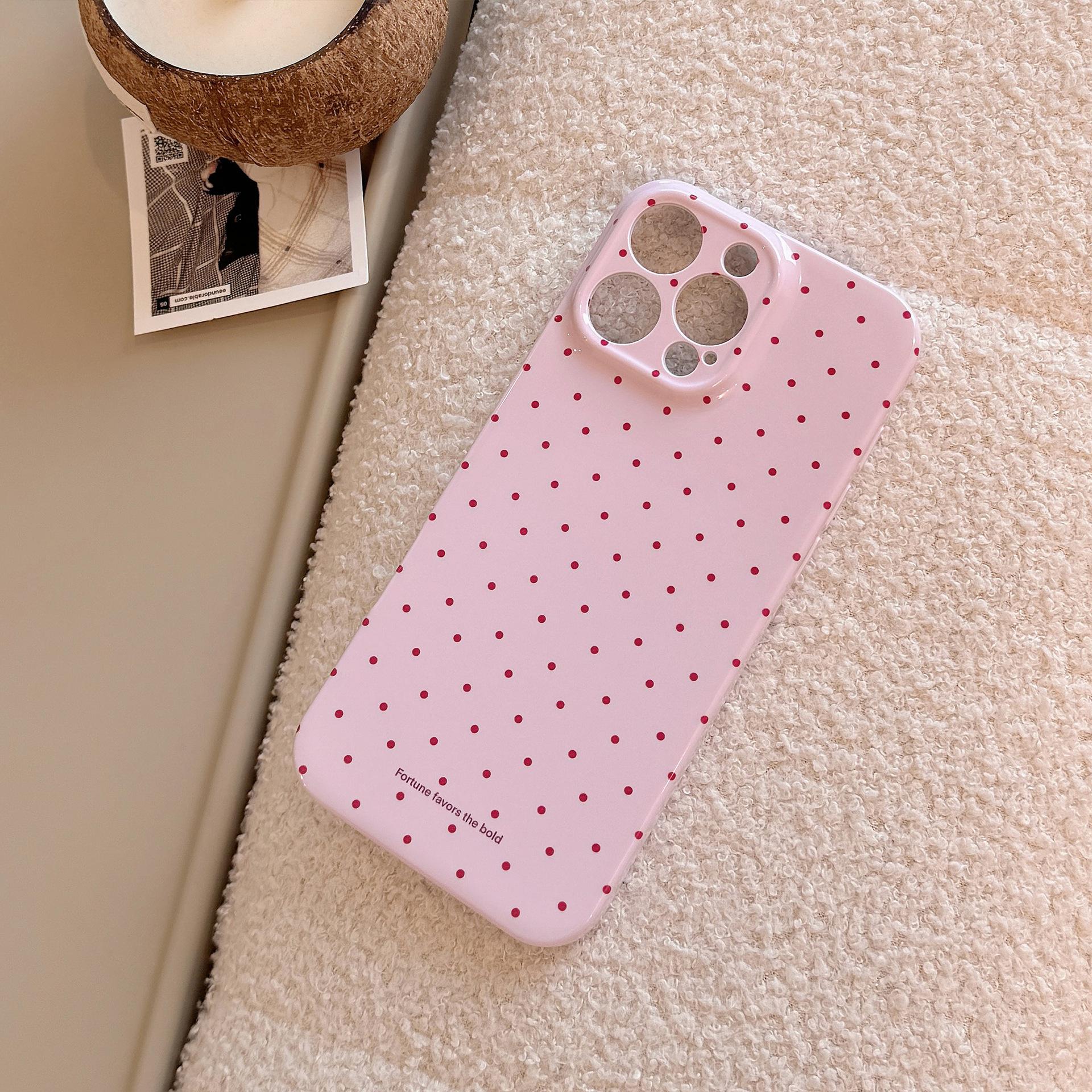 

Dopamine Wavelet Points for IPhone 16 Promax Phone Case for Apple 15 Film 13 Soft Cover 14 Korean 17 7/8/SE 2020