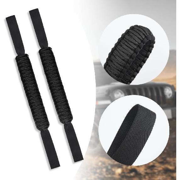 IHOTDER 2PCS Headrest Grab Handle for Cars,Removable&Durable Rear Seat Grab Handles for Trucks Cars SUVs Pickups,Universal Interior Car Accessories