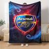 Arsenal Blanket Soft Warm Cozy Great for Chair Livingroom Sofa All-Season Use Playful Design Birthday Christmas Gift Blanket