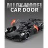 Modèle de voiture de sport en alliage Aston Martin Valkyrie 1/24 Métal moulé sous pression Véhicules Super de Course Modèle de Voiture Haute Simulation Son et Lumière Jouet Cadeau pour Enfants