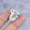 Yellow Onyx Gemstone Handmade 925 Sterling Silver Jewelry Ring Size 7 M-2618