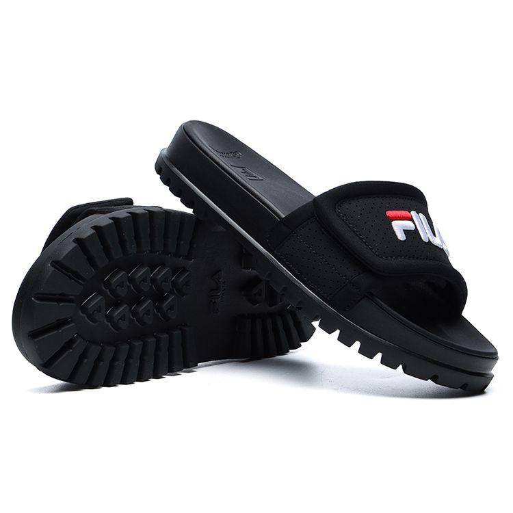 FILA Heritage-FHT Trendy Comfortable Rubber Sole Slide Sandals Women Footwear F12W124624FBK