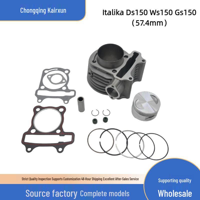 Motorcycle Cylinder Kit for Italika DS150/WS150/GS150 Engines