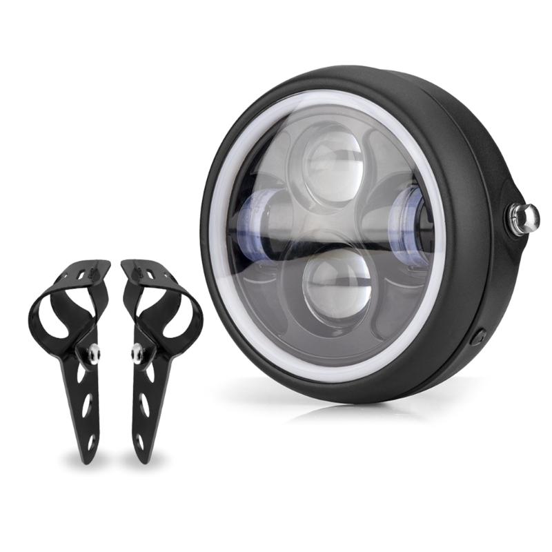 Universal Motorcycle Modification LED Headlight Driving Light 6.5inch Spotlight