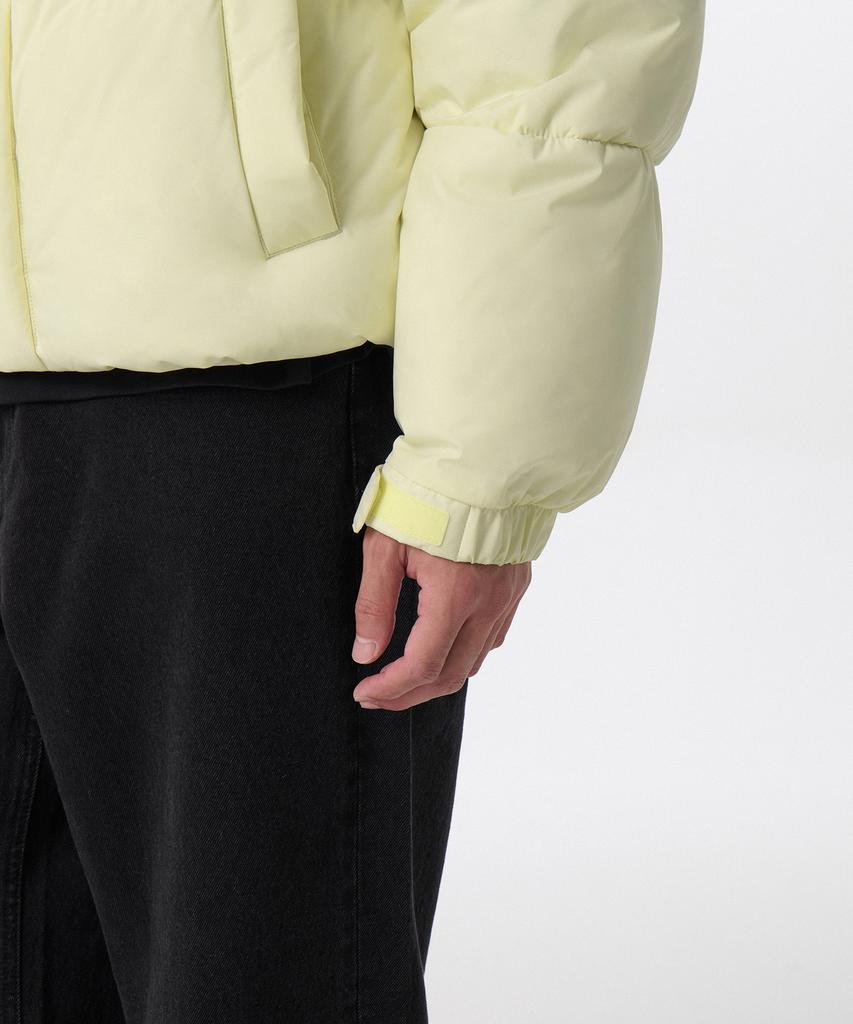 Musinsa Standard Daily Puffer Hooded Short Padded Jacket [Lemon]