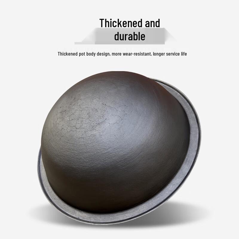 Homeglen Commercial Thickened Cast Iron Wok