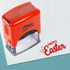 Printtoo Happy Easter Self Inking Rubber Stamp Pre,Inked Office Stamp, Home Office Business Stationery, 38 x 14 mm,