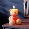 Handmade Rose Love Bear Molds Cute Drop Glue Plaster Mold Animal Cake Mold  Party Favors