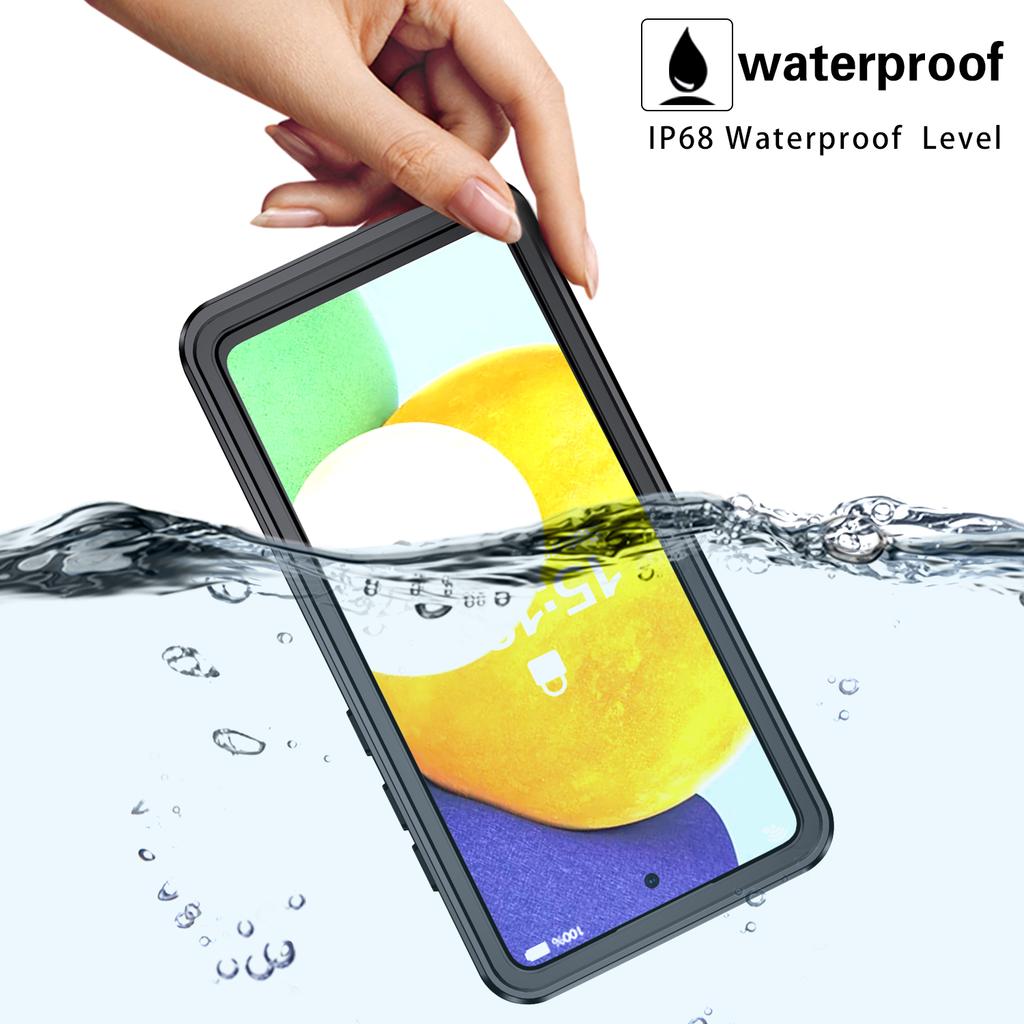 REDPEPPER For Samsung Galaxy A52s 5G/A52 5G/A52 4G Case IP68 Waterproof PC+TPU Phone Cover