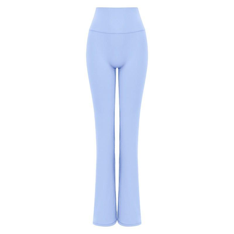 Women's High Waist Yoga Pants - Spring/Summer 2026 Micro Flare Hip-Lifting Sportswear for Outdoor Pilates & Fitness