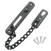 Solid Stainless Steel Safety Guard Lock Catch Strong Security Door Anti-theft Chain With Screws