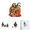 Kätzchen Welpe Kürbis Halloween Aufkleber Für Festliche Heimdekoration**