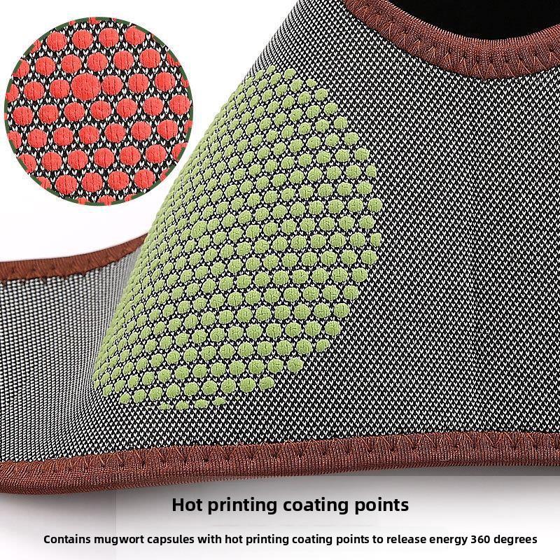 Magnetic Fiber Wormwood Self Heating Ankle Support for Basketball Hiking Outdoor Sports Warm Protection