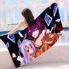 Game No Game No Life Big Microfiber Beach Towels Quick Dry Towel Sand Beach Towels Pool Towel for Travel Swim Pool Yoga