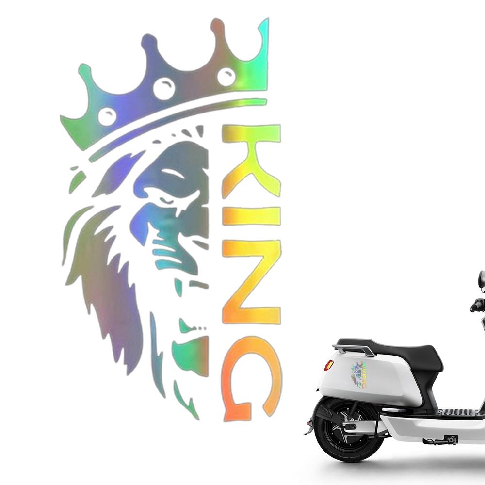 

Наклейка на автомобиль с изображением льва, украшение автомобиля, наклейки с изображением льва в джунглях, сильная липкость, отражающие свет, крутые наклейки для ноутбука, автомобиля