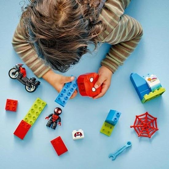 LEGO Duplo Spin Bike Adventure Toy Block Educational Gift Boys Girls Children 1.5 Years 2 4 Toddler Pretend Play Role Disney Goods 10424