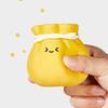 Latex Dog Chew Toy Squeaky Puppy Teething Toy Cute Food Shape Teeth Cleaning Toy for Aggressive Chewers Dogs Boredom Relief