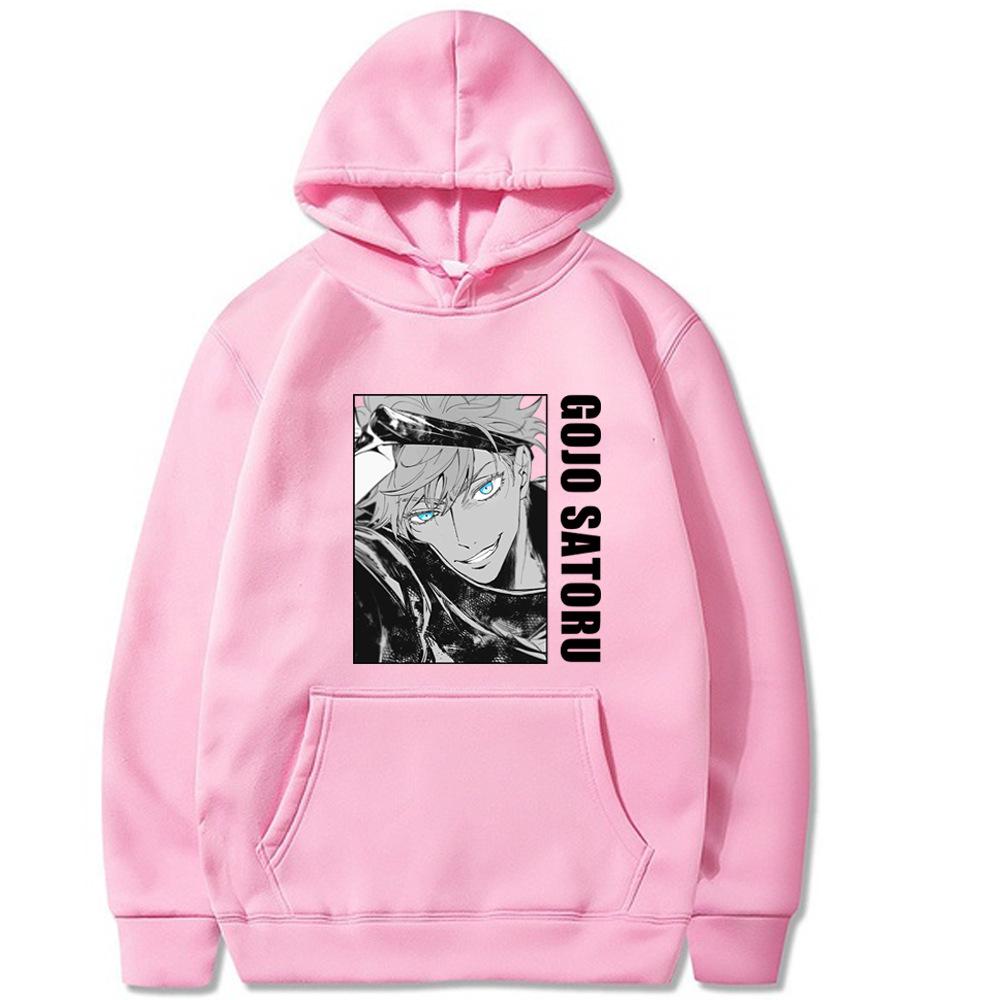Jujutsu kaisen Satoru Gojo Megumi Fushiguro Tištěná pánská mikina Oblečení Vintage móda Ležérní Unisex Pulovry s dlouhým rukávem