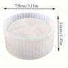 1pcs Silicone Mold for a Striped Candle Jar, Gypsum Concrete Storage Box Mold for Resin