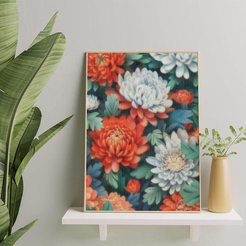 CHENISTORY 5d DIY Diamond Painting Floral Kits Embroidery Sale Diamond Mosaic Needlework Cross Stitch Diy Gift Home Decor