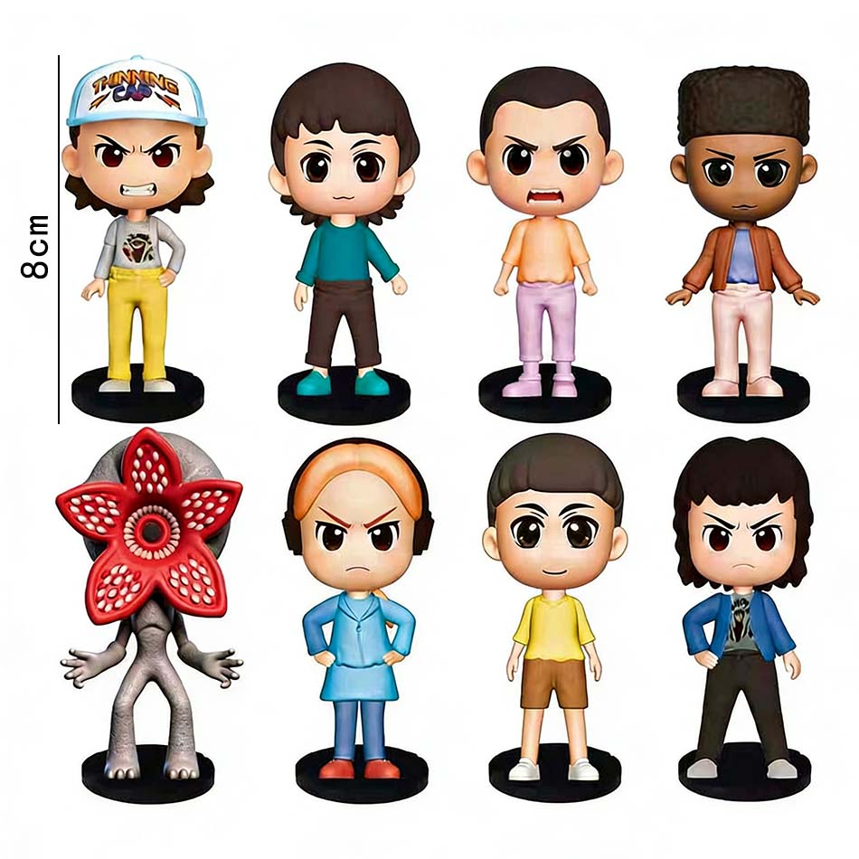 Hot sold 8 Styles Stranger Figure Eleven Dustin Barb Steve Demogorgon Action Fiqures Toy Birthday Gift Toy THINGS