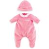 Pyjama Rosa und Mütze - - Kleidung - Für Puppe 36cm - Ab 2 Jahren