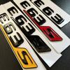 Suitable for ABS Black Auto Letter E63 E63S Logo Logo Sticker Car Luggage Badge Decal Mercedes Benz E63 E63S W213 Accessories