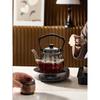 YIHUTEA Electric Ceramic Tea Stove and Glass Kettle Set