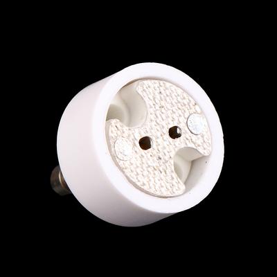 Gu10 To Mr16 High Quality Ceramic Socket Base Halogen Led Light Bulb G4 Gu5.3 Gy6.35 Pin Adapter White Converter Lamp Holder