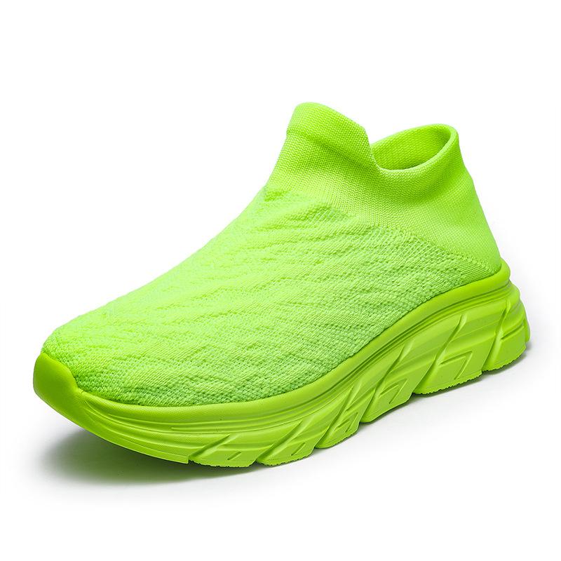 New men's and women's shoes summer one-pedal lazy socks ultra-light sports shoes fashionable casual couple shoes