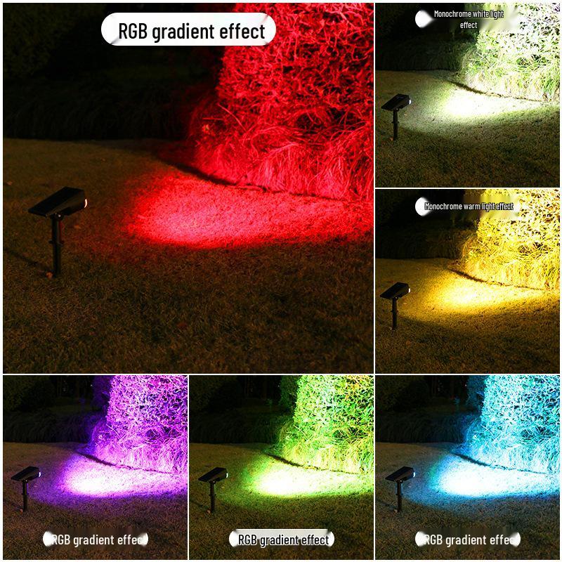 Super Bright Waterproof Solar Garden Spotlight: Dual-Purpose Landscape Lawn Light for Outdoor Villas