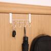 Hook Behind The Door Punch-free Bedroom Storage Rack Clothes Hat Scarf Coat Rack Sundries Finishing Hanger Home Organization