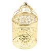Vintage Birdcage Tealight Candle Holder Iron Decorative Lantern Pillar Candle Stand for Home Wedding Party