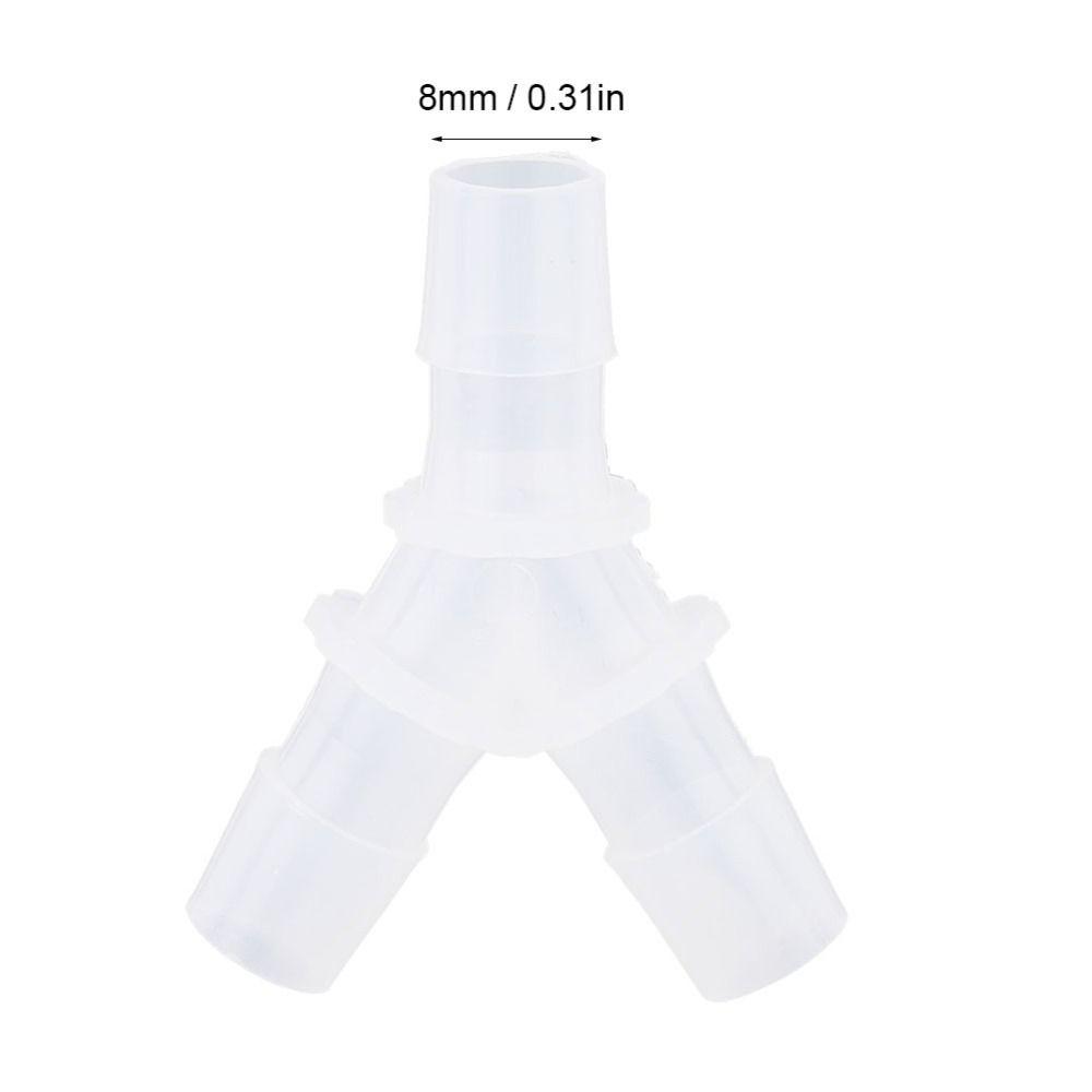 10PCS Multiple Sizes Y Type Connector Transparent Aquarium Air Pump Junction  Air Pump