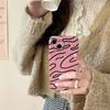 Ins Corea Estetica Graffiti Linee Flim Cassa Del Telefono Per Il Iphone 14 13 12 11 Pro Max Cute Cartoon Bunny Antiurto Hard Cover Funda