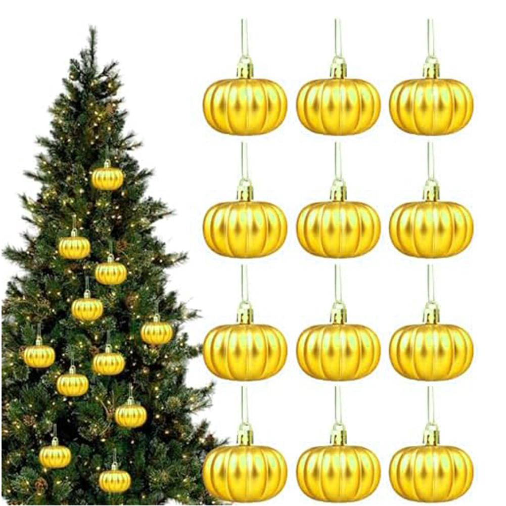 12 Matte Hanging Pumpkins Halloween Pumpkin Balls Halloween Hanging Ornaments Thanksgiving Pumpkin Ball Xmas Decoration 2026