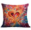 New Valentine's Day Pillow Case Creative Colorful Abstract Love Cushion Home Sofa Pillow Case