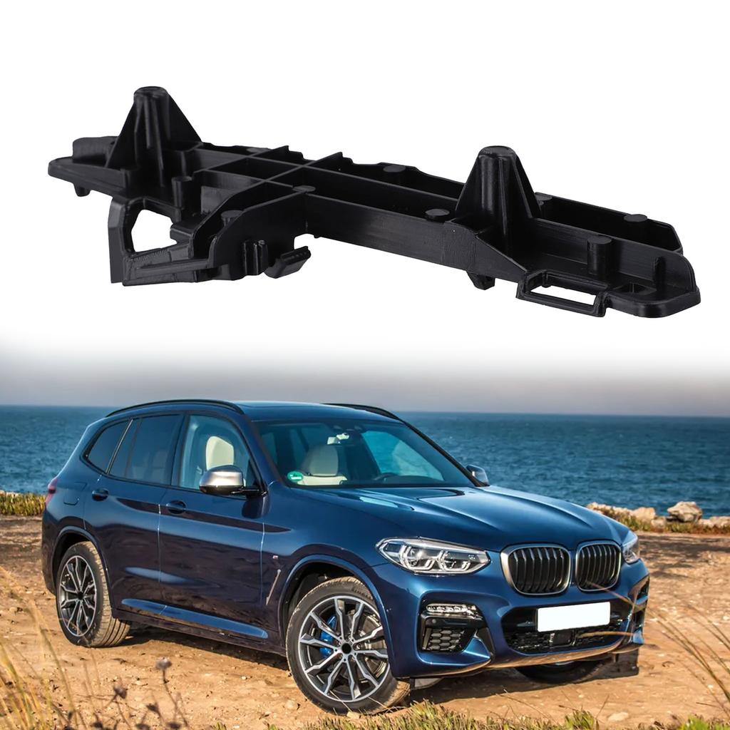 For BMW X3 For X4 Front Right Side Bumper Support Bracket 51117399982 Compatible with sDrive30i M40i and M/M Competition License Plate Covers Frames