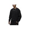 Jordan Mvp Logo Pattern Solid Color Fleece Crewneck Sports Long Sleeve Sweatshirt Men Sweatshirt Black Sail FV7234-010